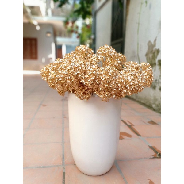 Hoả tốc Cành lá rẻ quạt, tai chuột phủ vàng đồng mix đào đông rất đep cao cấp