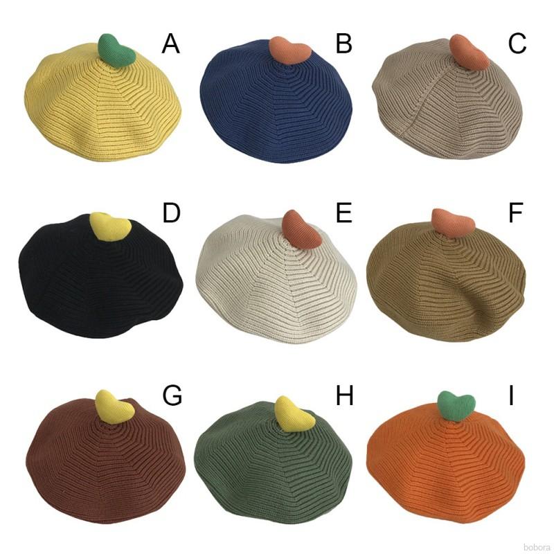 Mũ nồi dệt kim phong cách Hàn dành cho bé 1-6 tuổi
