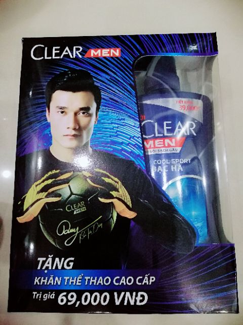 Dầu gội Clear Men bạc hà 650g