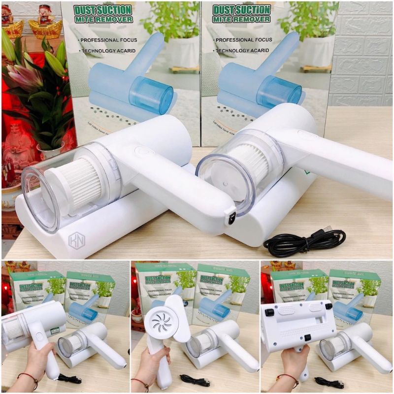 MÁY HÚT BỤI GA GIƯỜNG , THẢM , SOFA ĐA NĂNG MINI CỰC MẠNH ( NGUỒN PIN SẠC )