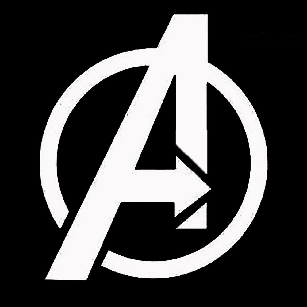 Miếng dán trang trí xe hơi / laptop hình logo nhân vật Avengers