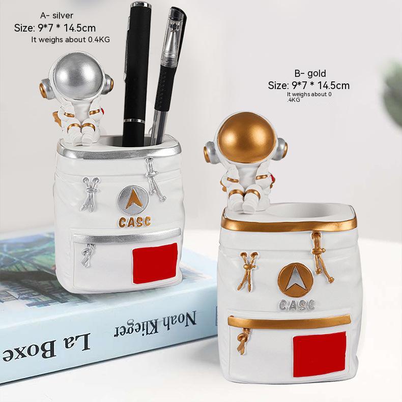 Giá Đỡ Bút Hình Phi Hành Gia Phong Cách Bắc Âu Sáng Tạo Trang Trí Bàn Học
