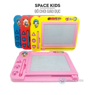 Đồ chơi Bảng viết từ tính tự xóa, bảng vẽ thông minh Space Kids cho bé tập viết và vẽ