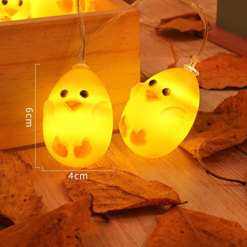 [LHSP30]Đèn led trang trí Happyhome🎁🎁🎁 [SIÊU ĐẸP] 🎁🎁🎁 đèn led nhấp nháy kiểu chuỗi bóng đèn hình con gà