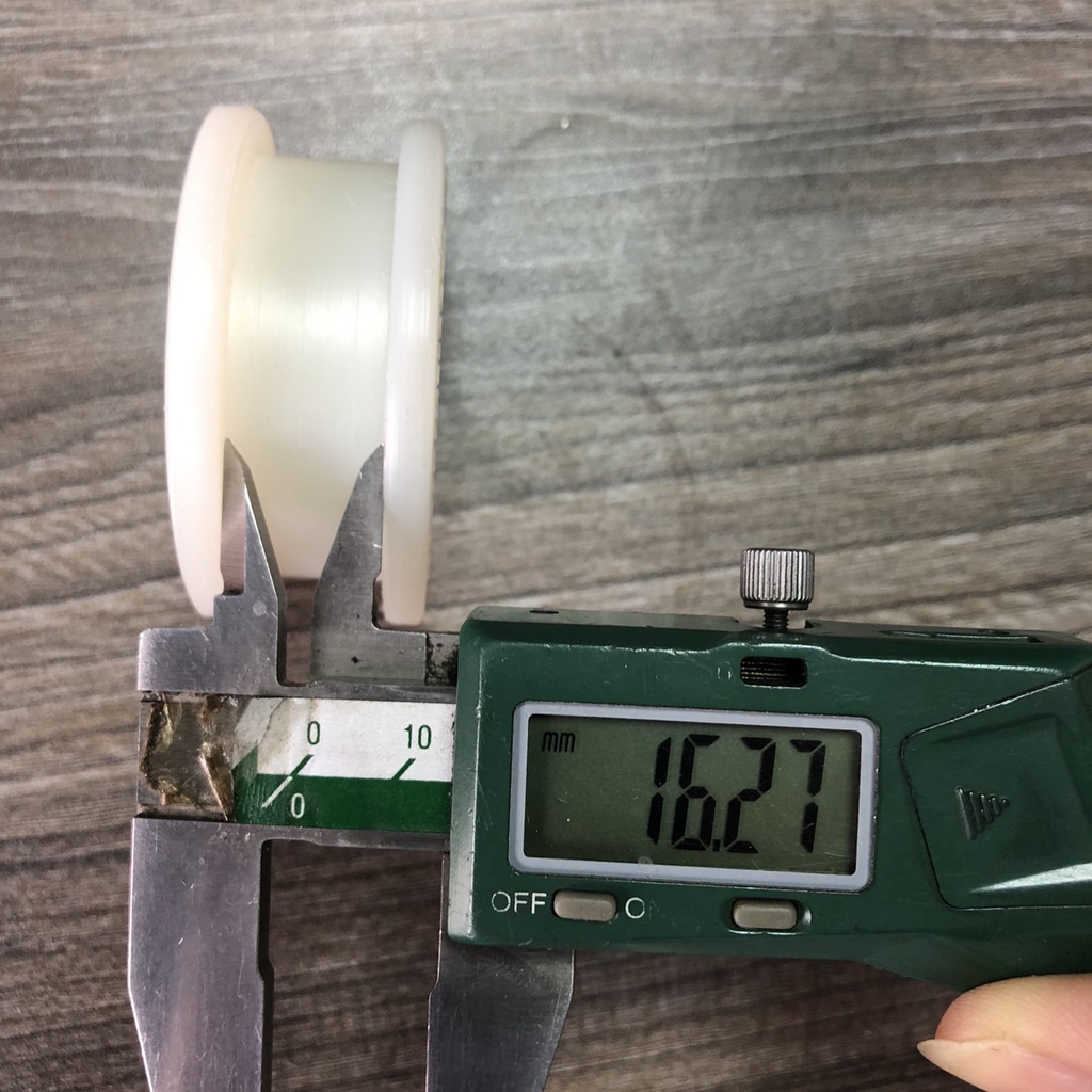 Bánh xe con lăn phi 60-rãnh vuông