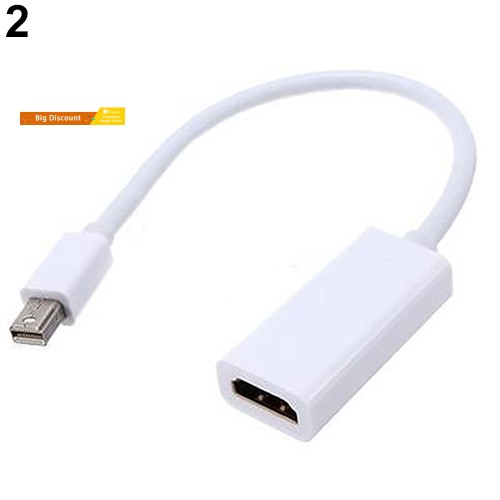 Dây cáp chuyển đổi cổng mini DP sang VGA HDMI DVI cho Apple Macbook