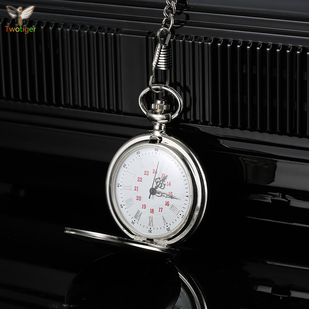 Đồng hồ quả quýt số la mã bỏ túi cho nam và nữ