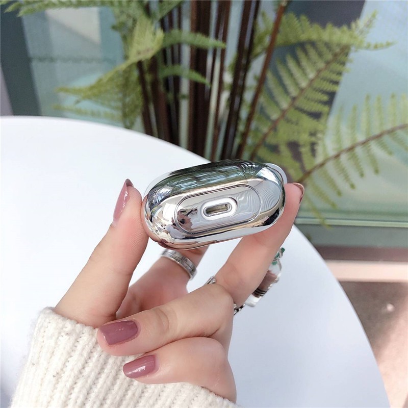 Vỏ bảo vệ hộp sạc tai nghe bằng TPU mạ điện mềm họa tiết Starbucks kèm mặt dây cho AirPods Pro AirPods 1 AirPods 2