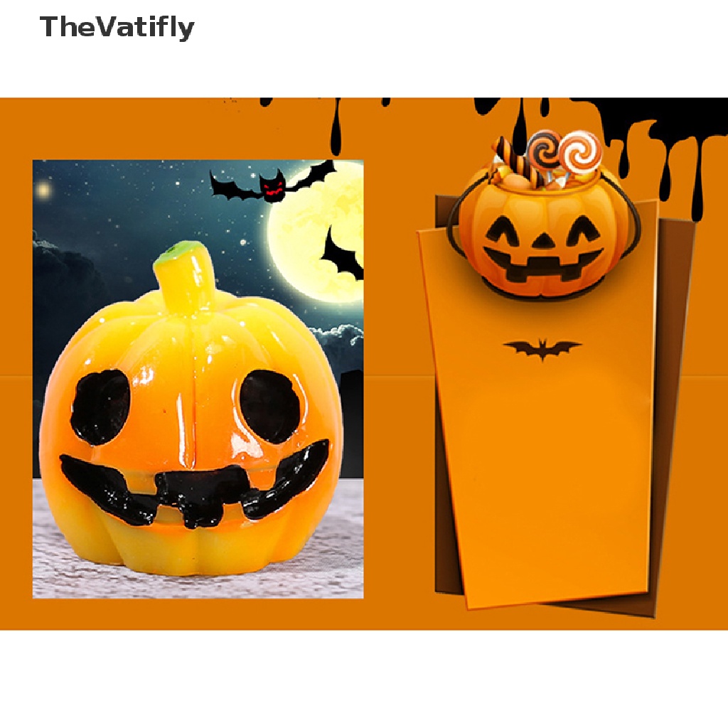 Mô Hình Trang Trí Tiểu Cảnh Halloween Mini Bằng Nhựa Resin