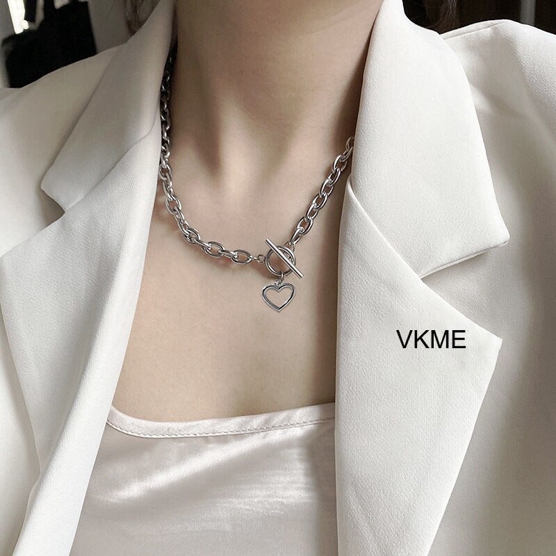 NAZQ Dây Chuyền Hợp Kim Mặt Hình Trái Tim xinh xẻo 2 15