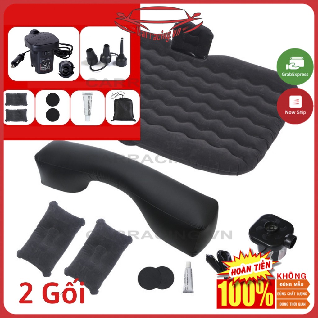 Nệm Hơi Ô TÔ CARRACING Đệm Hơi Xe Ô TÔ ⚡ Chân Rời Cao Cấp ⚡ DÀY LOẠI 1⚡ Xe hơi 4 5 7 chỗ , TẶNG bơm điện 12V và 2 gối | BigBuy360 - bigbuy360.vn