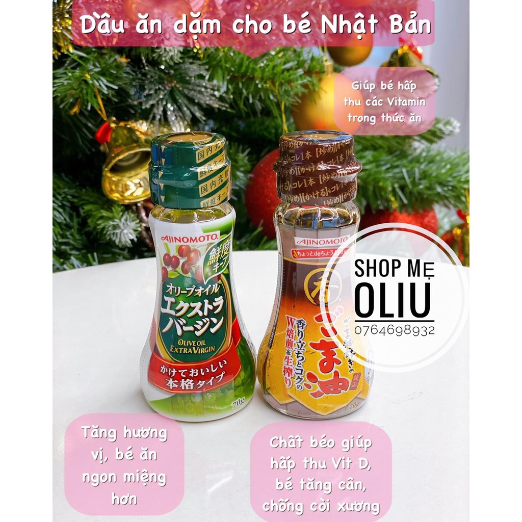 Dầu ăn dặm Ajinomoto cho bé