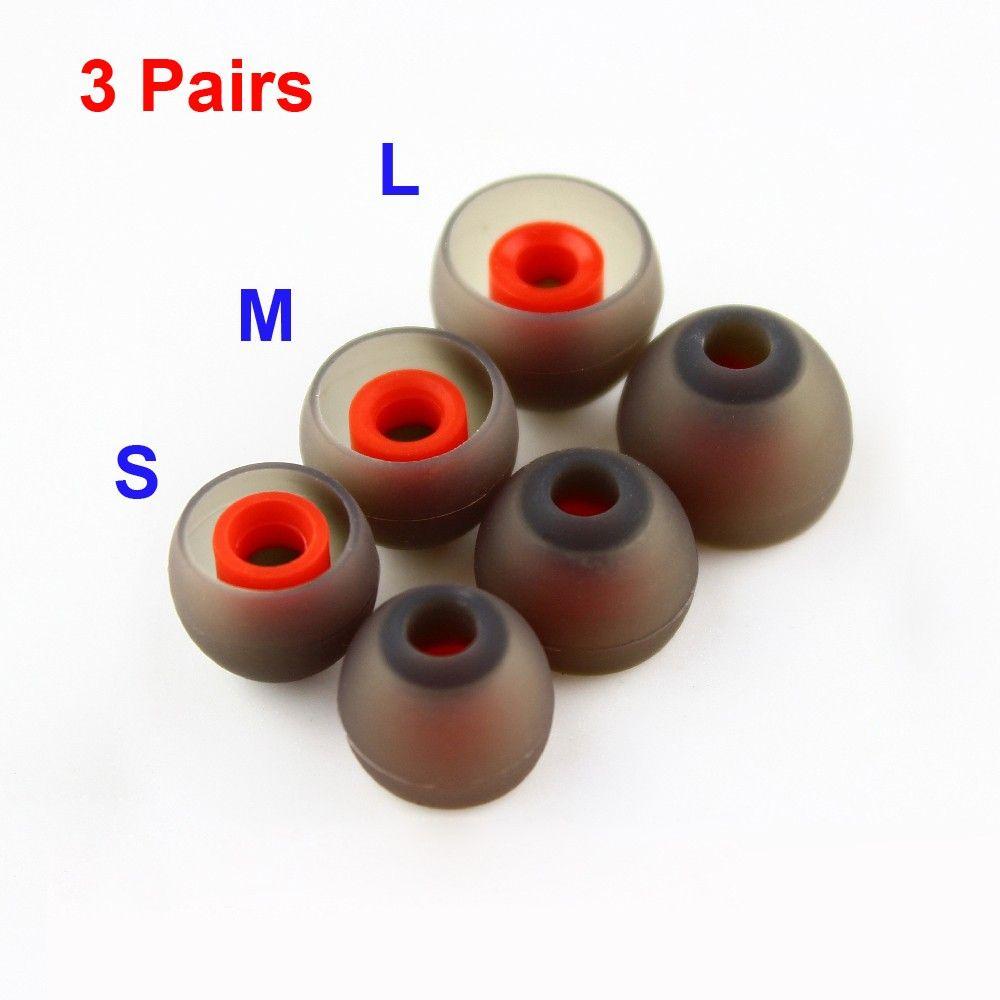 Set 3 Cặp Nút Tai Nghe Nhét Tai Bằng Silicone Size S M L