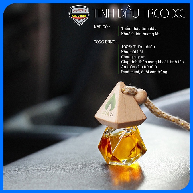 Tinh Dầu Treo Xe Ô Tô – Tinh Dầu Bưởi – Đủ 23 Mùi Hương Tinh Dầu Mộc Nhiên Treo Xe Nguyên Chất 100%