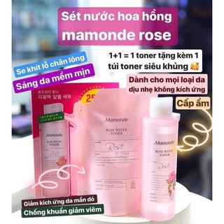 Set nước hoa hồng Mamonde