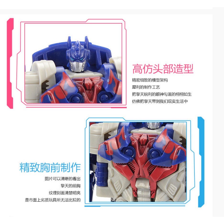 Rô bốt đồ chơi hình nhân vật Optimus Prime chủ đề phim Transformers