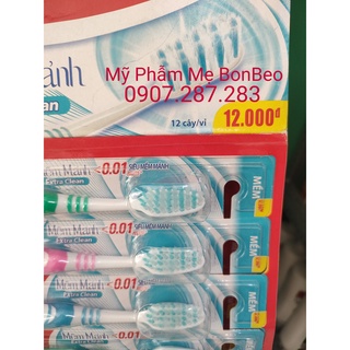 Bàn chải Colgate Mềm Mảnh Extra Clean 0.01mm(loại 12k)