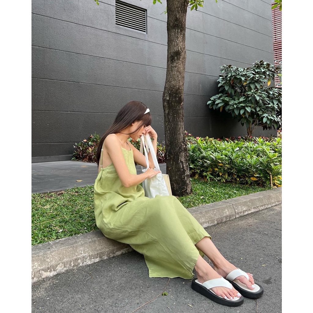 ĐẦM HAI DÂY CỘT DÂY LƯNG NHIỀU MÀU XINH XẮN - SALA DRESS