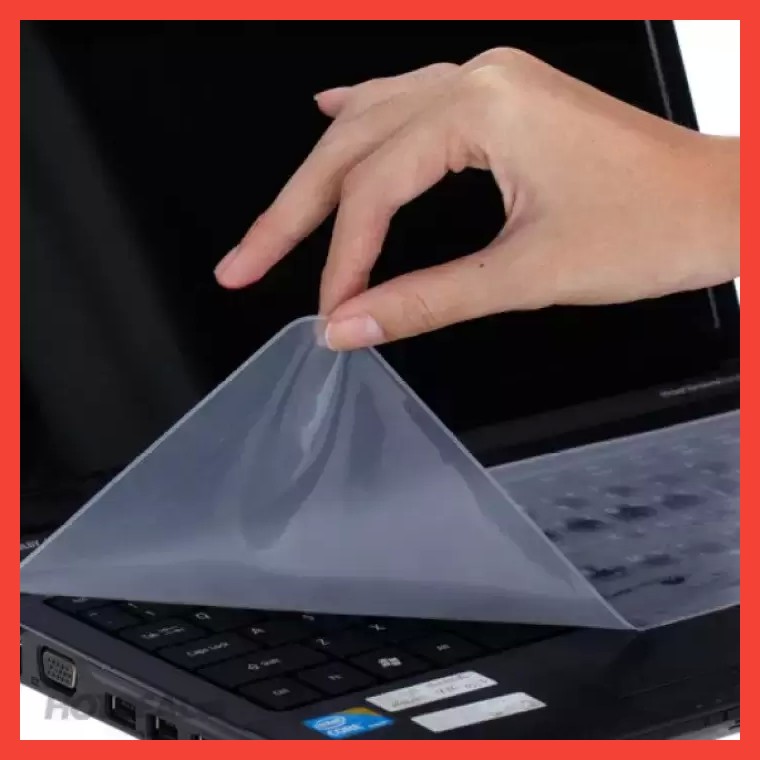 Tấm silicon phủ bảo vệ bàn phím laptop máy tính chống bụi chống nước, miếng dán bàn phím laptop Dell, Hp, Asus, Macbook