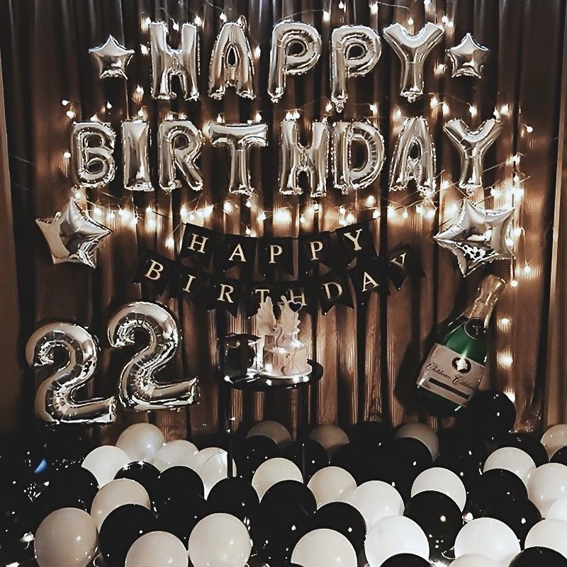 Bong Bóng Chữ Happy Birthday Trang Trí Tiệc Sinh Nhật
