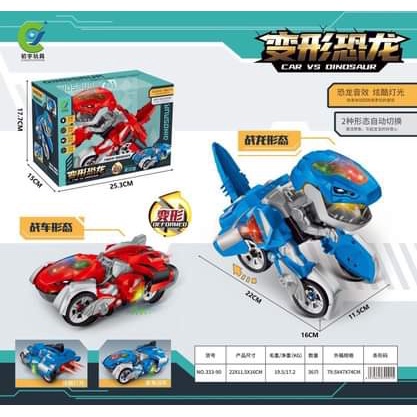Ô tô biến hinh khủng long dùng pin