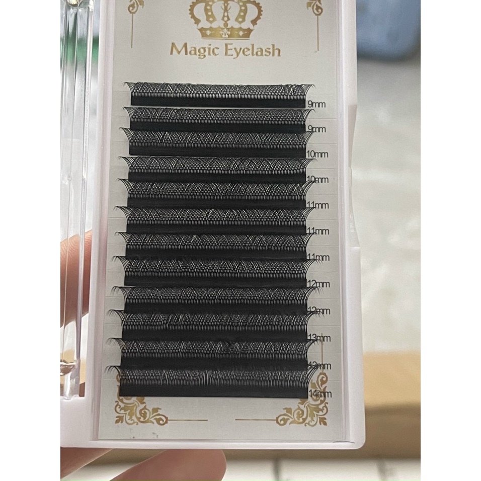 Mi Mix YY Magic Eyelash Lông Mi Đẹp Tự Nhiên Mềm, Đen- Lẻ 1 Khay