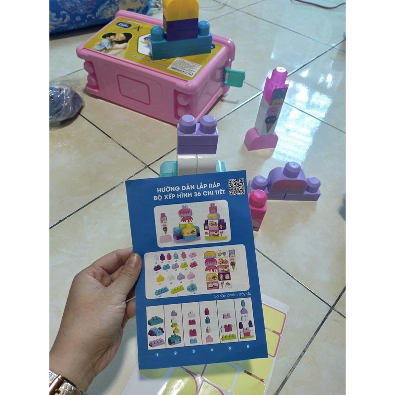 BỘ ĐỒ CHƠI XẾP HÌNH 36 CHI TIẾT