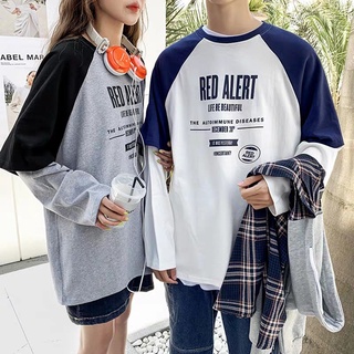 ÁO PULL RED DÀI TAY NỮ NỈ DA CÁ - ÁO NỈ RAGLAN ALERT