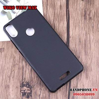 Ốp lưng Silicon TPU cho điện thoại Wiko View Max màu đen