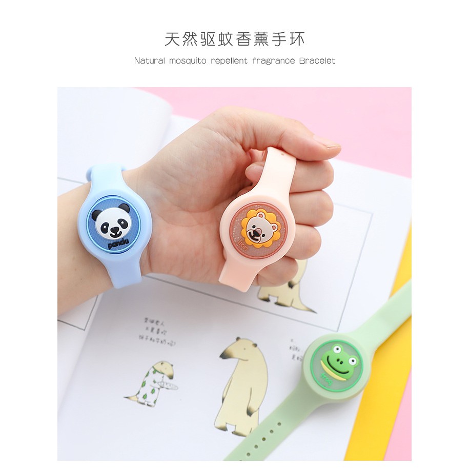 Đồng Hồ Tinh Dầu Đuổi Muỗi Có Đèn Phát Sáng Đáng Yêu Cho Bé