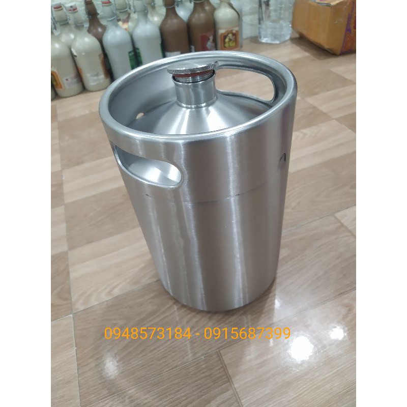 Vỏ Keg Bia inox 5 lít