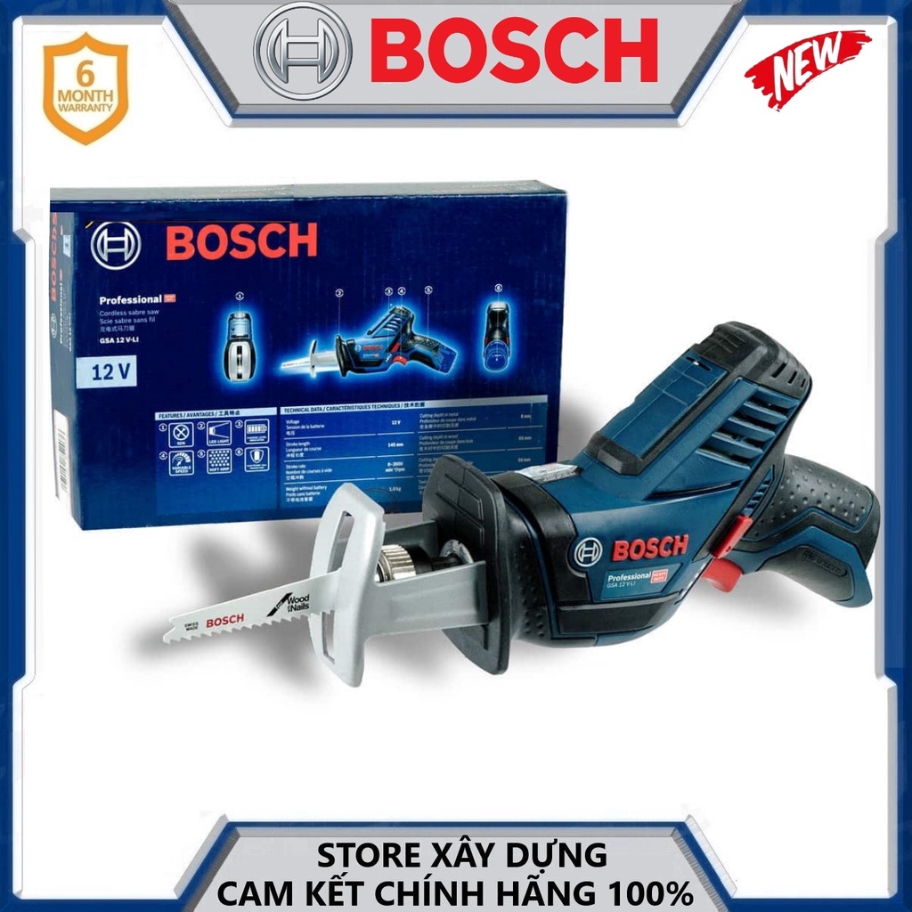 THÂN MÁY CƯA KIẾM PIN 12V BOSCH GSA 12V-LI SOLO-HÀNG CHÍNH HÃNG