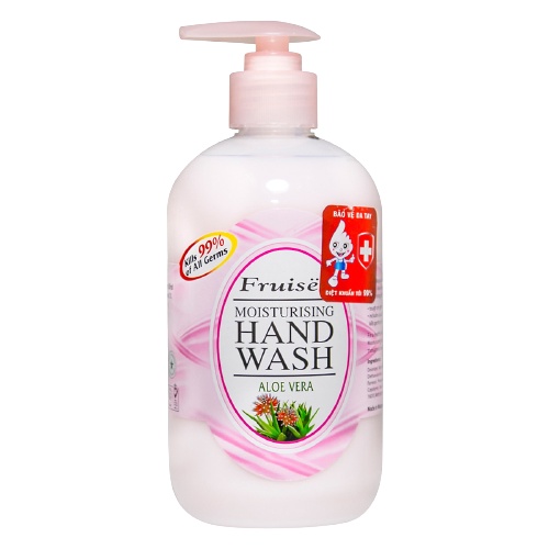 Dung dịch rửa tay sát khuẩn Fruiser Hand Wash 500ml Hương Trái Cây (Đào,nha đam)