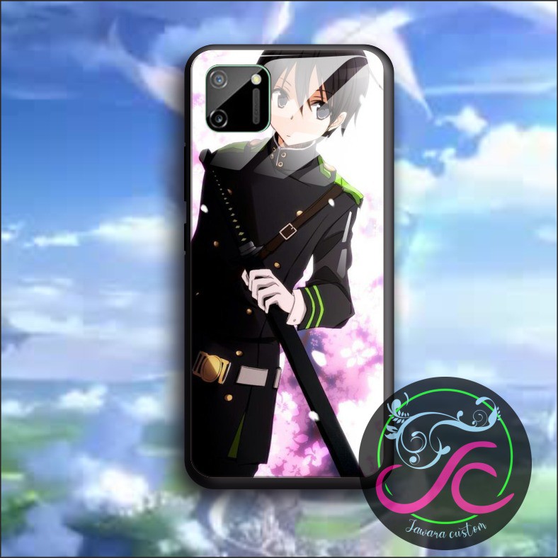 Ốp Điện Thoại Mặt Kính In Hình Sword Art Online Cho Iphone 5g 6g 6g + 7g 7g + 8g 8g + X Xr Xs Max 11 5.5