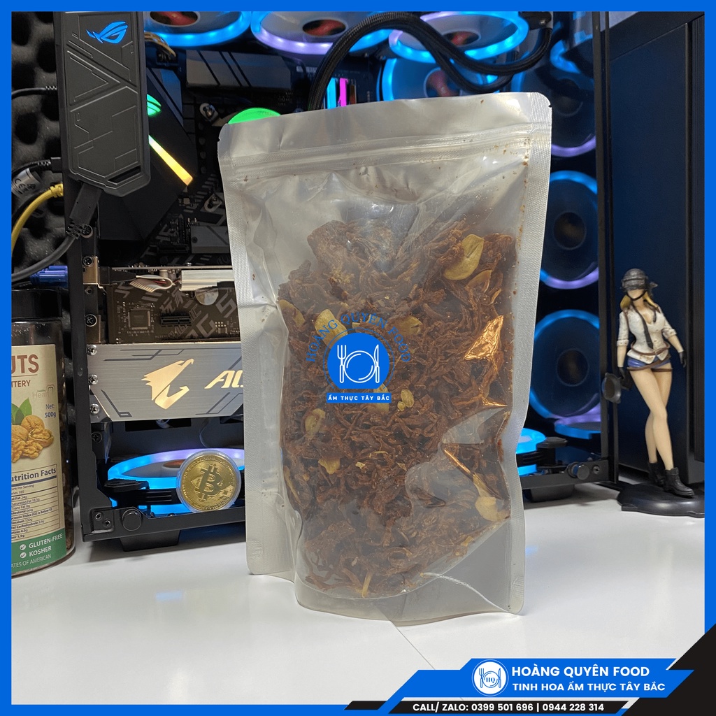 Khô Heo, Khô Lợn Cháy Tỏi 500G Đồ Ăn Vặt Hà Nội Vừa Ngon Vừa Rẻ | Cay Vừa | BigBuy360 - bigbuy360.vn