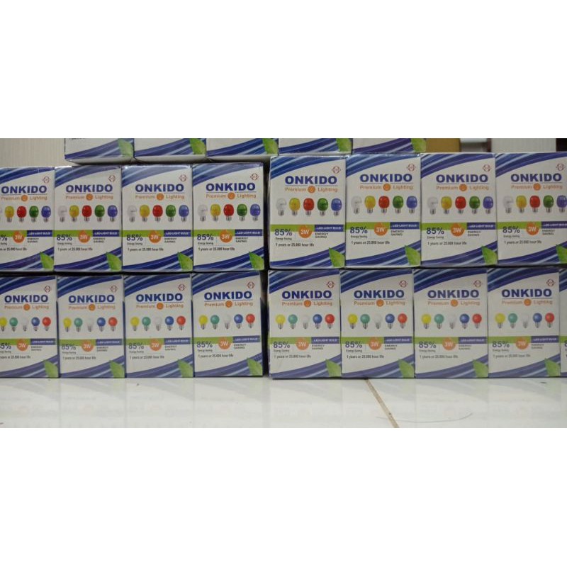 bóng đèn led 3w tròn e27