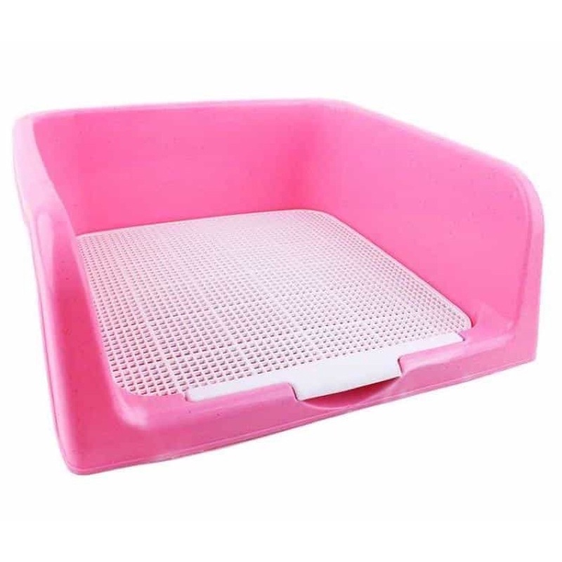 🐻🐶Khay vệ sinh có thành size lớn cho thú cưng chó mèo - Poodle phốc sg