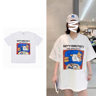 Áo thun Unisex form rộng phong cách Hàn Quốc HAPPY HOME PARTY [V184]