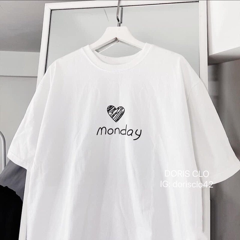 Áo phông tim monday TT12