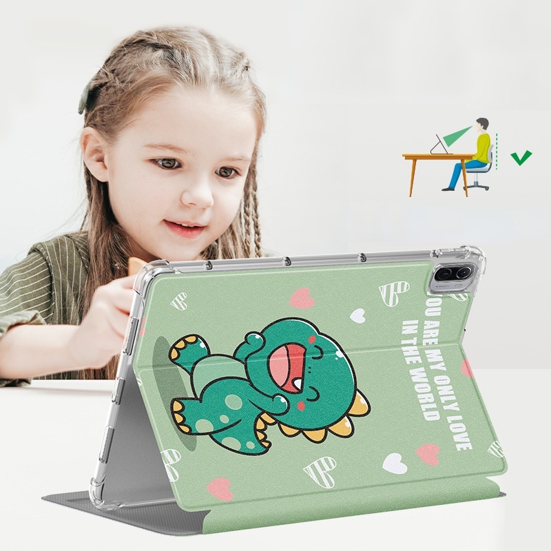 Bao Da Máy Tính Bảng Bằng Silicon TPU Mềm Siêu Mỏng Nắp Lật Chống Sốc Chống Rơi Cho Xiaomi Pad 5 Pro 5 11 Inch