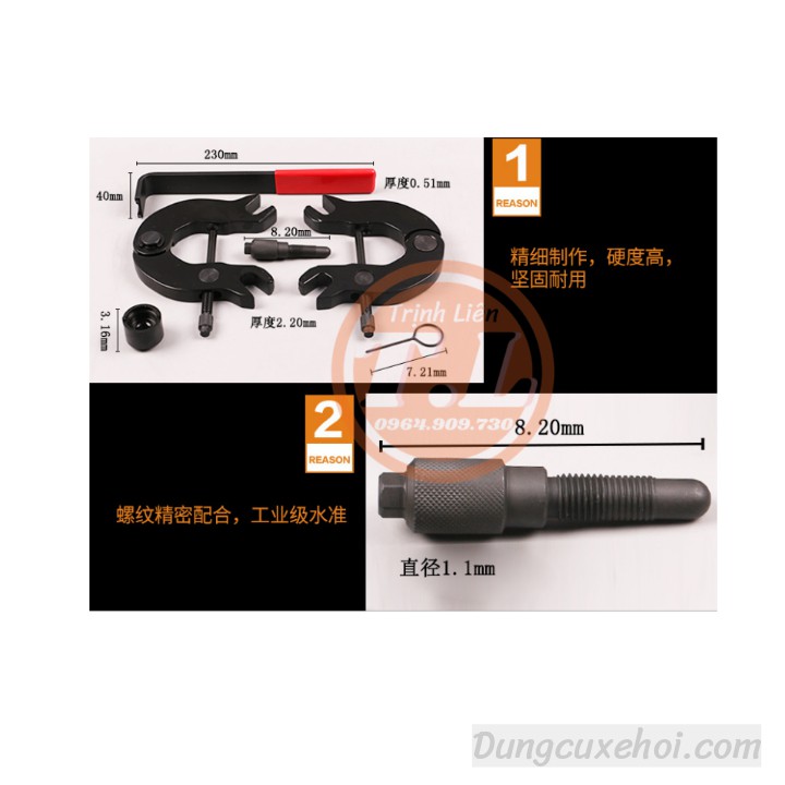 Dụng cụ cân cam xe audi 3.0 v6