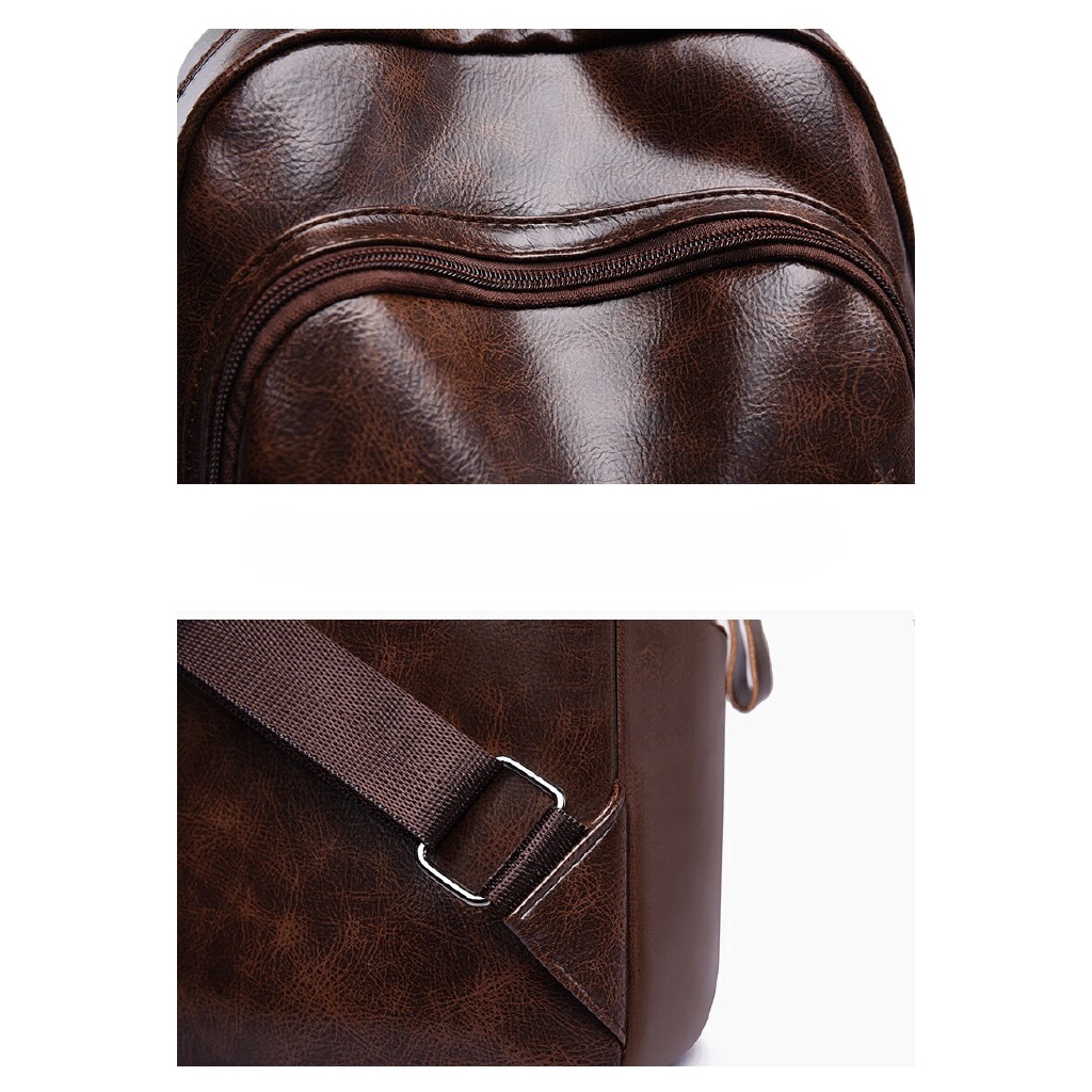 Ba Lô Chuwanglin Làm Bằng Da Thiết Kế Thời Trang Đa Năng