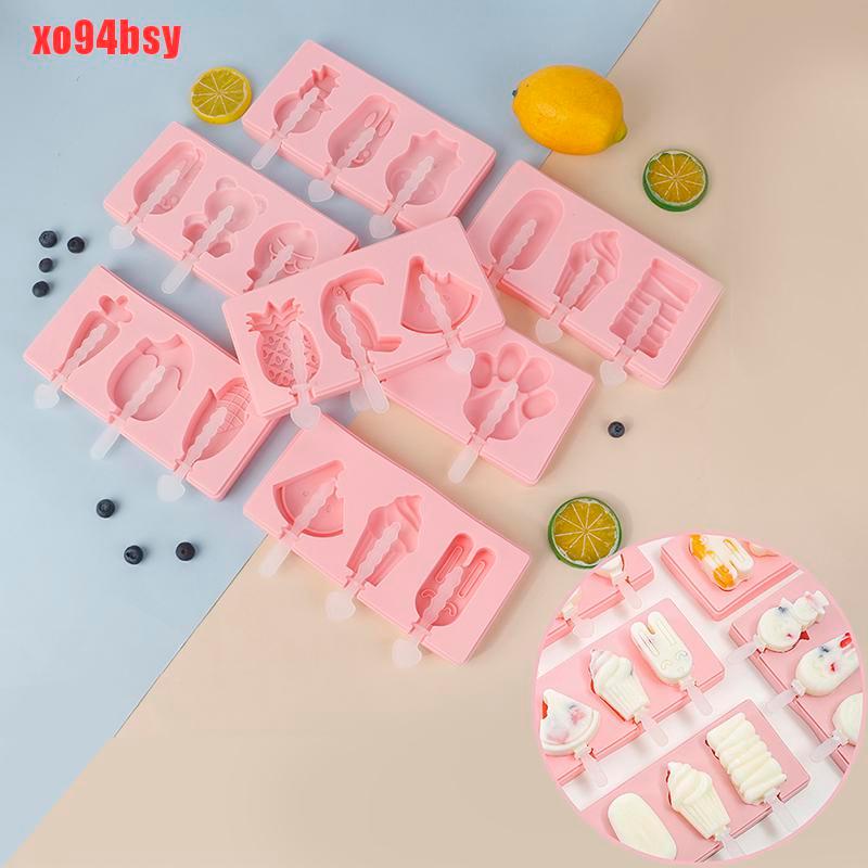 Khuôn Làm Kem Que Chất Liệu Silicone Diy Xo94Bsy