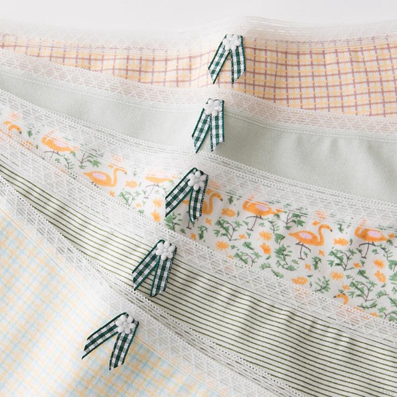 Quần Lót Cotton Phối Ren Đính Nơ Thời Trang Nữ Tính