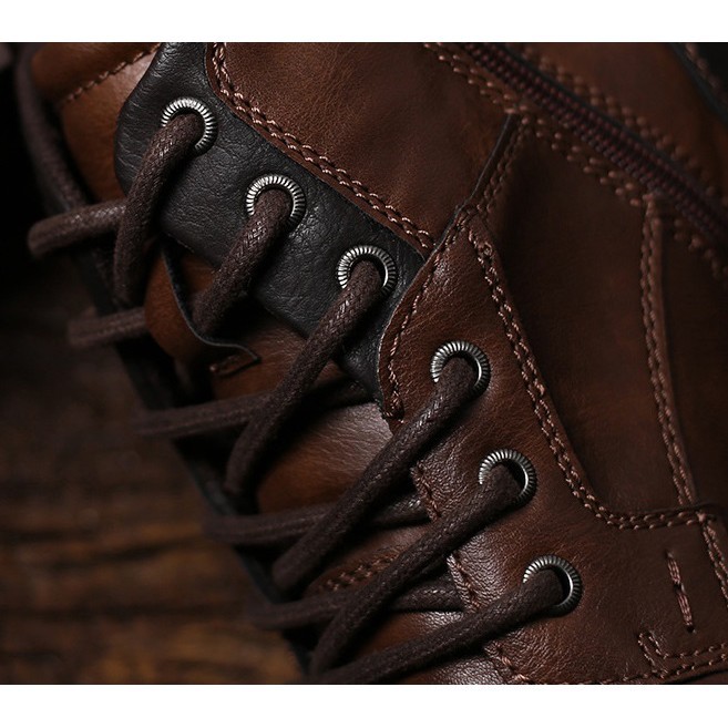 Giày da nam size lớn chất liệu da bò