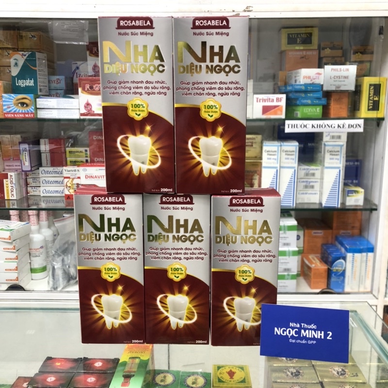 ✅ [Chính Hãng] Nước Súc Miệng Nha Diệu Ngọc giúp giảm nhanh đau nhức, phòng chống viêm do sâu răng, viêm chân răng, ngứ