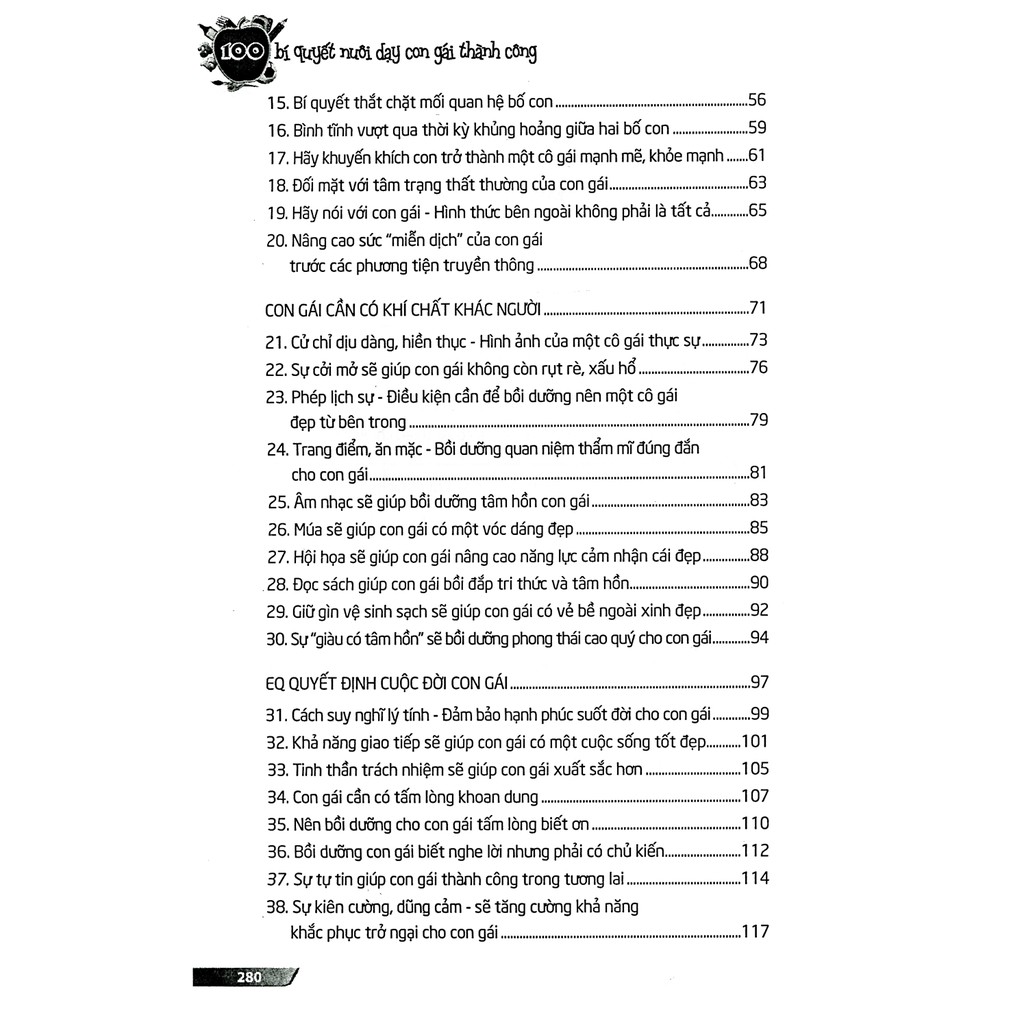 Sách Phụ Nữ - 100 bí quyết nuôi dạy con gái thành công