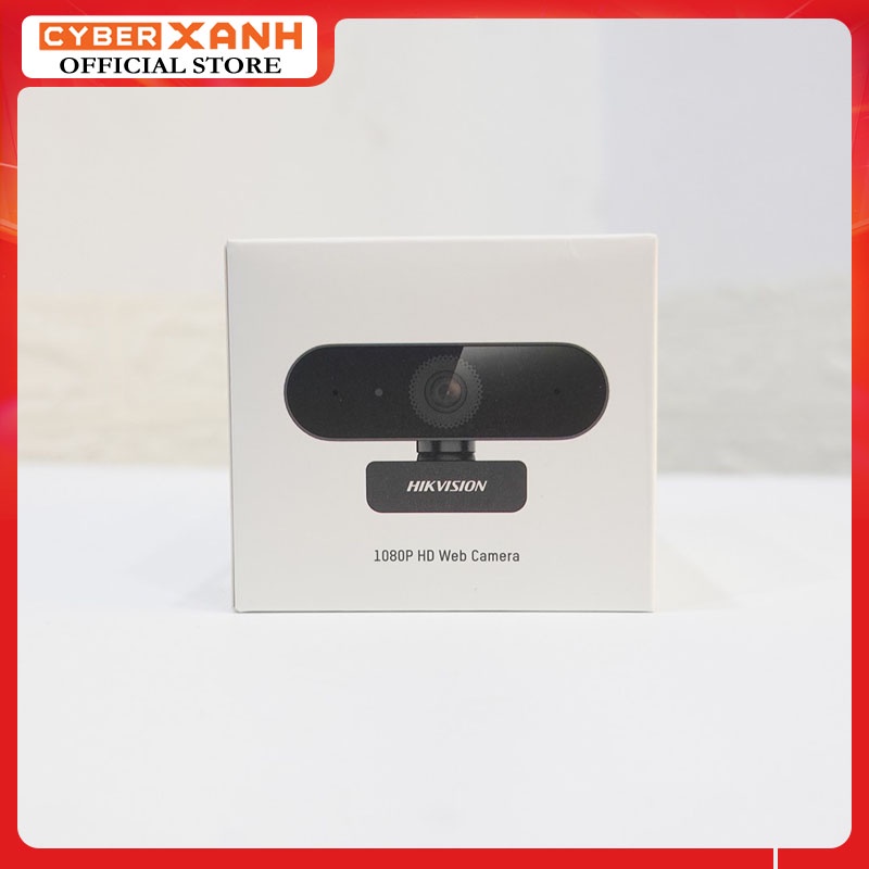 Camera PC có mic cho máy tính để bàn, laptop để học trực tuyến, Online, Livestream - Webcam Hikvision DS E12