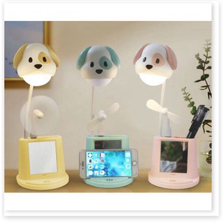 🤗 Đèn học để bàn hình chú chó ngộ nghĩnh 4 chức năng trong 1 cho bé
