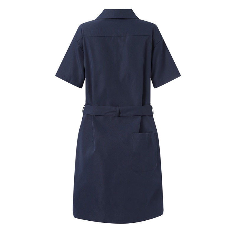 Zanzea Đầm Mini Ngắn Tay Phối Thắt Lưng Tháo Rời Được Phong Cách Công Sở Thời Trang Thường Ngày Cho